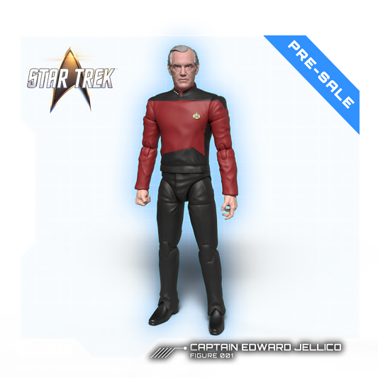 Figura de acción del Capitán Jellico - Star Trek: La Nueva Generación