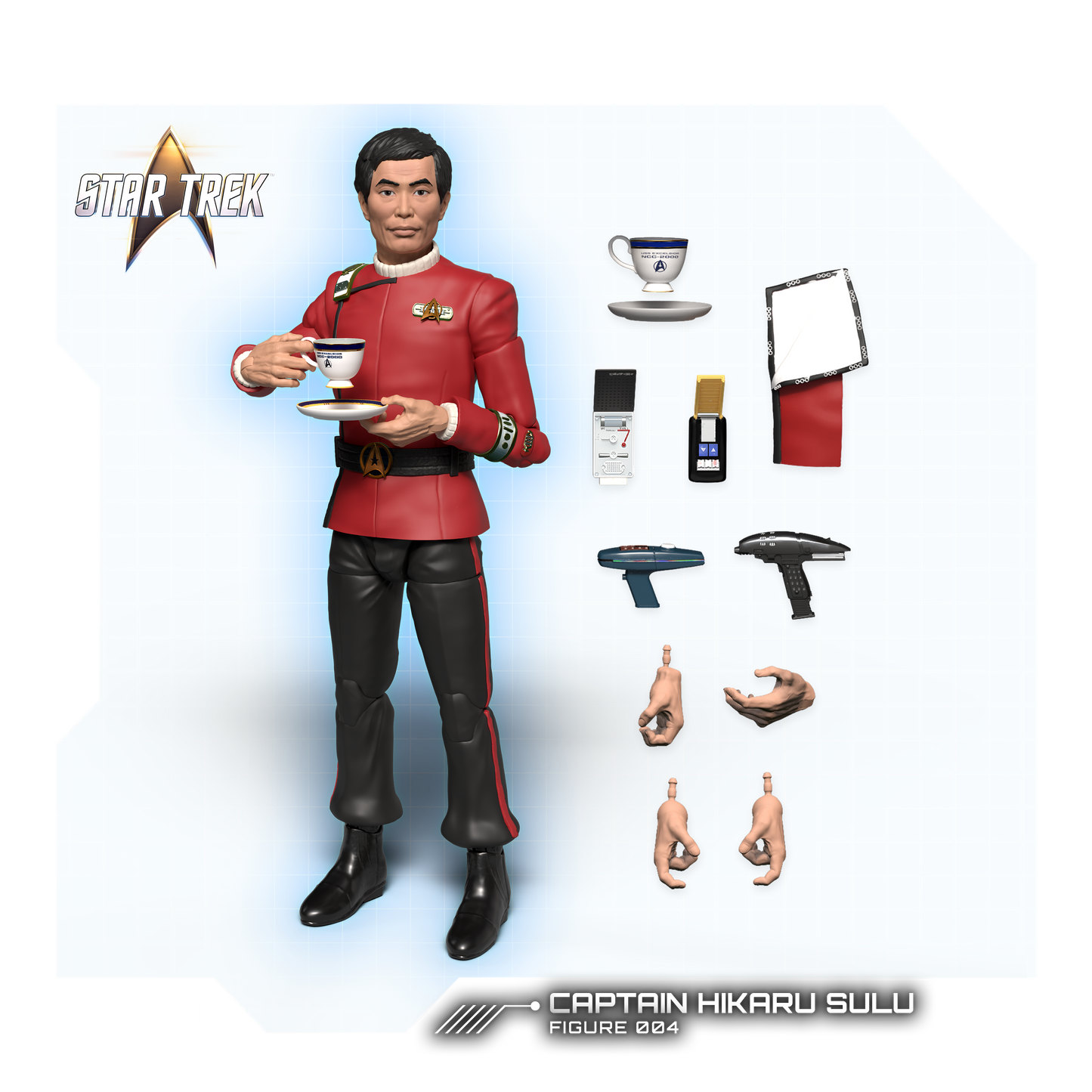 Figura de acción del Capitán Sulu - Star Trek VI: El País Desconocido