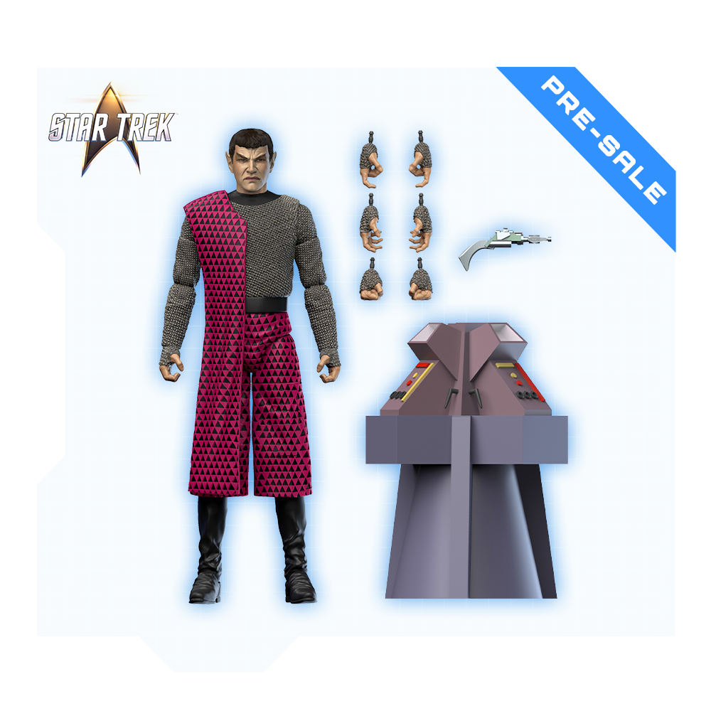 Star Trek Wave 2 | Romulan Commander Action Figure - Balance of Terror