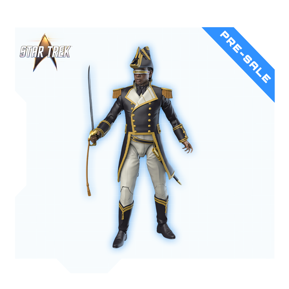 Figura de acción de Geordi La Forge - Uniforme de marinero de Star Trek: Generations