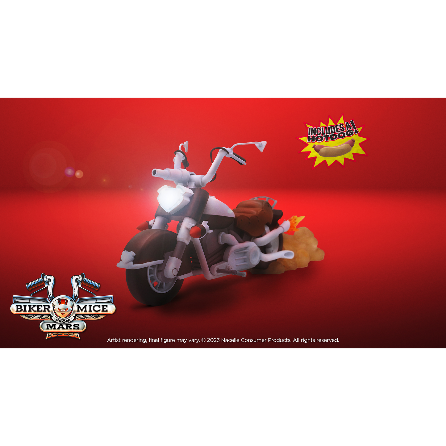 Ratones motociclistas de Marte: la monstruosa moto marciana de Throttle