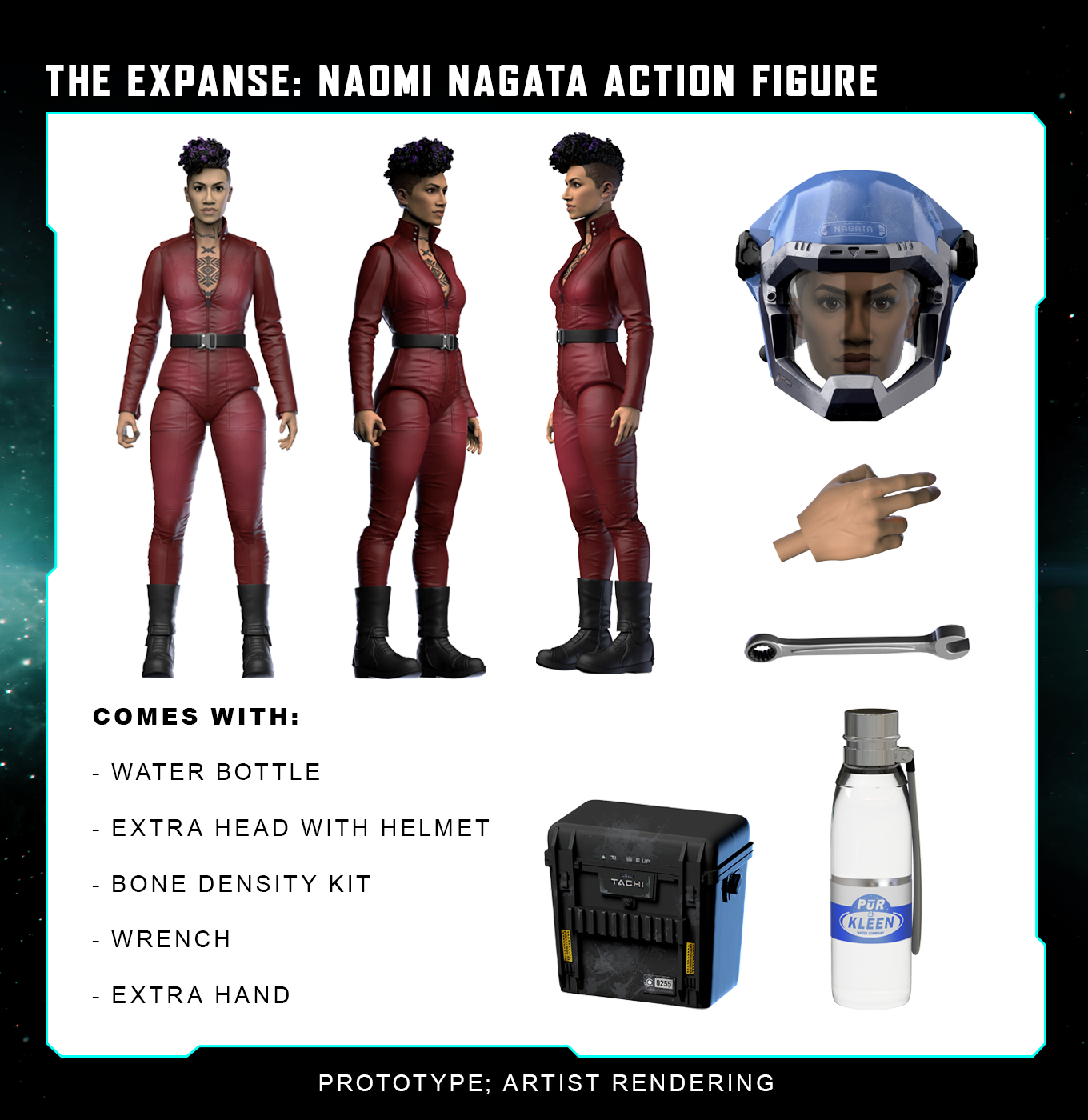 LA EXPANSA - Figura de acción de Naomi Nagata