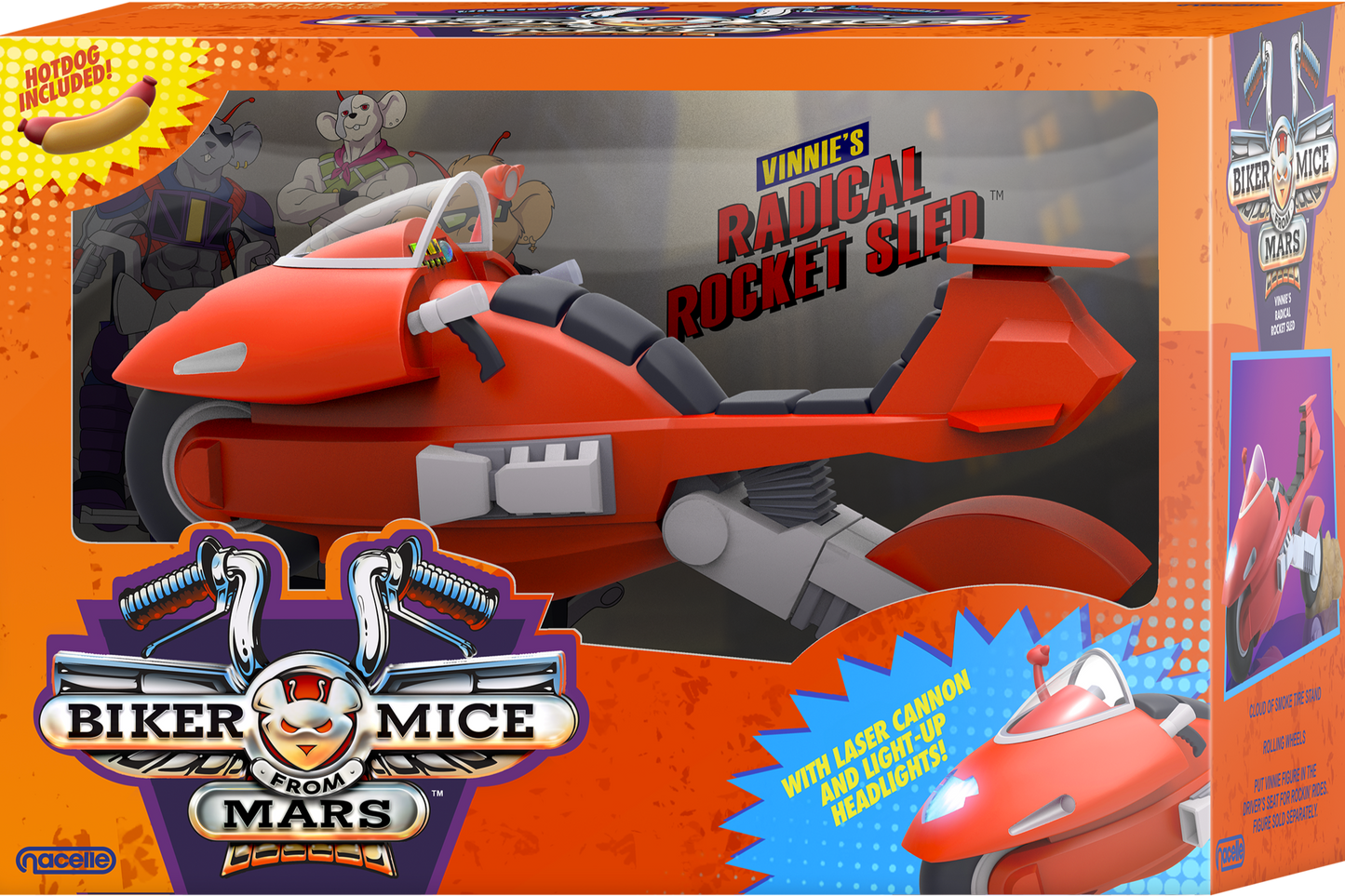 Biker Mice from Mars - Vinnie + Radical Rocket Sled Bundle