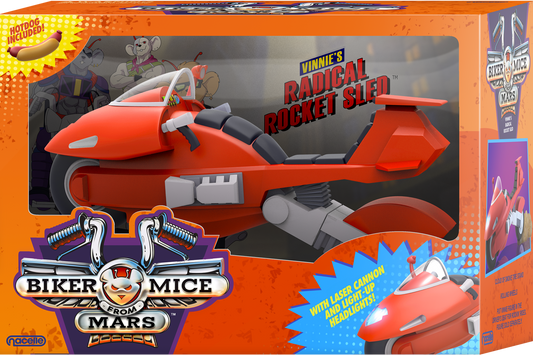 Biker Mice from Mars - Vinnie + Radical Rocket Sled Bundle