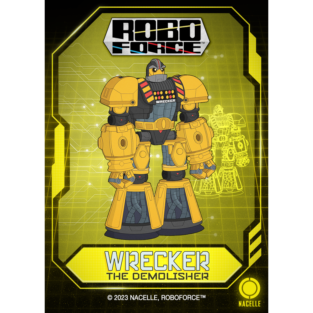 RoboForce - Wrecker The Demolisher Animated Character Magnet