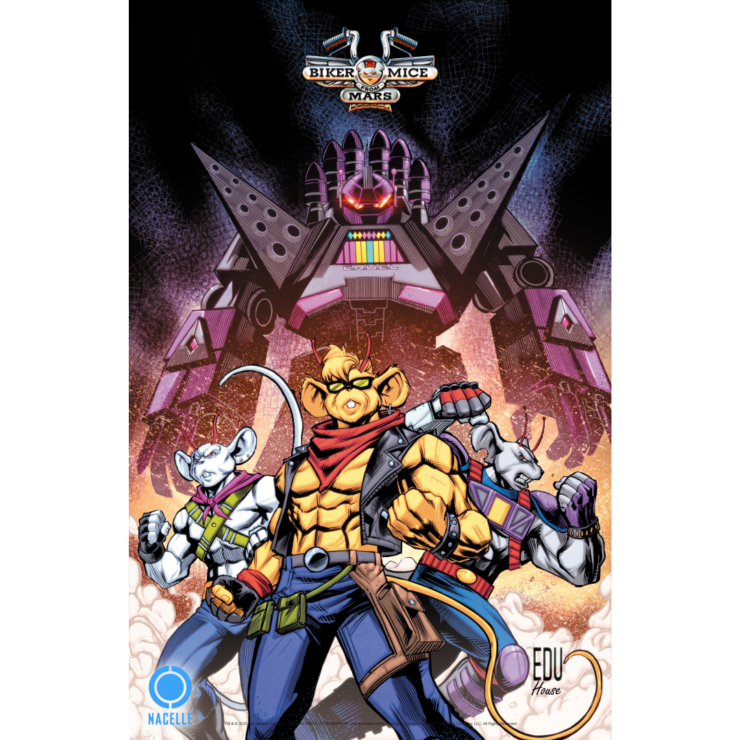 Biker Mice From Mars #5 Comic Book Poster - Cover A by Edu Souza
