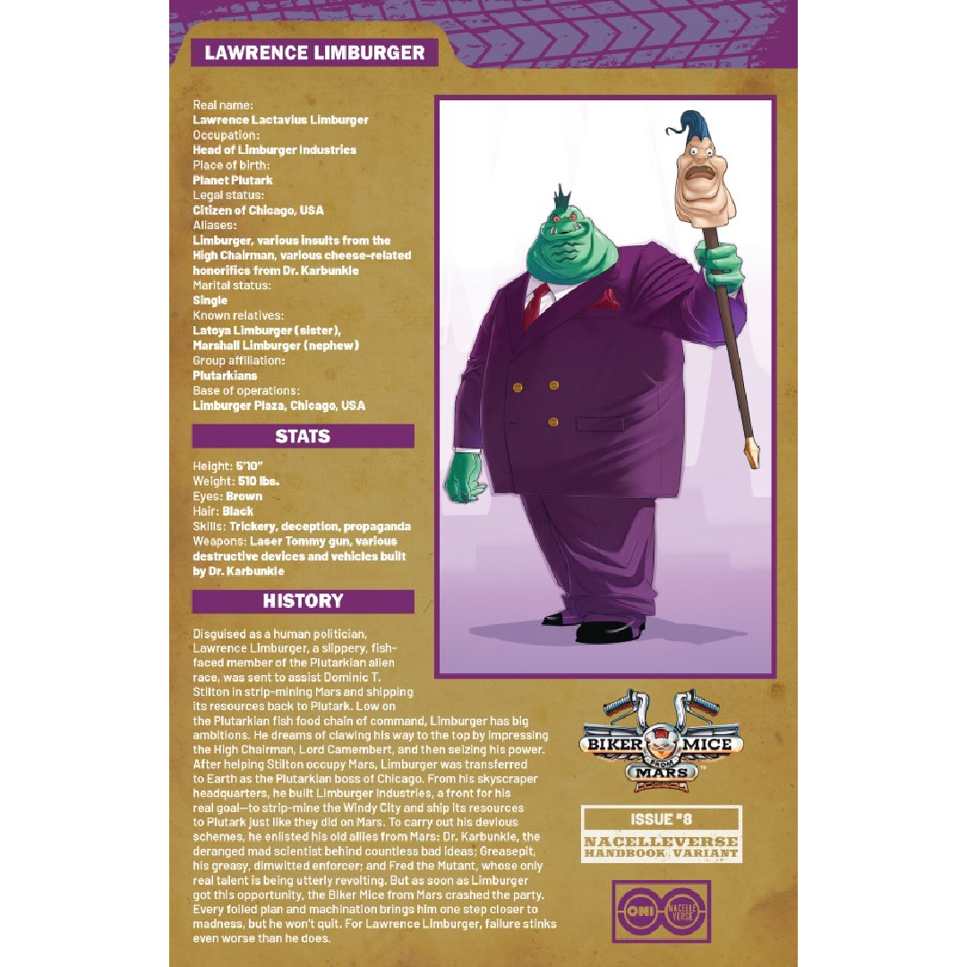 Biker Mice From Mars (2025) #8 Comic Book - Cover B By Dotun Akande