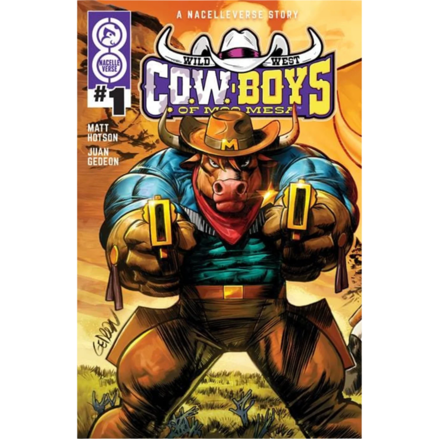 Wild West C.O.W.-Boys of Moo Mesa #1 - Cover A by Juan Gedeon