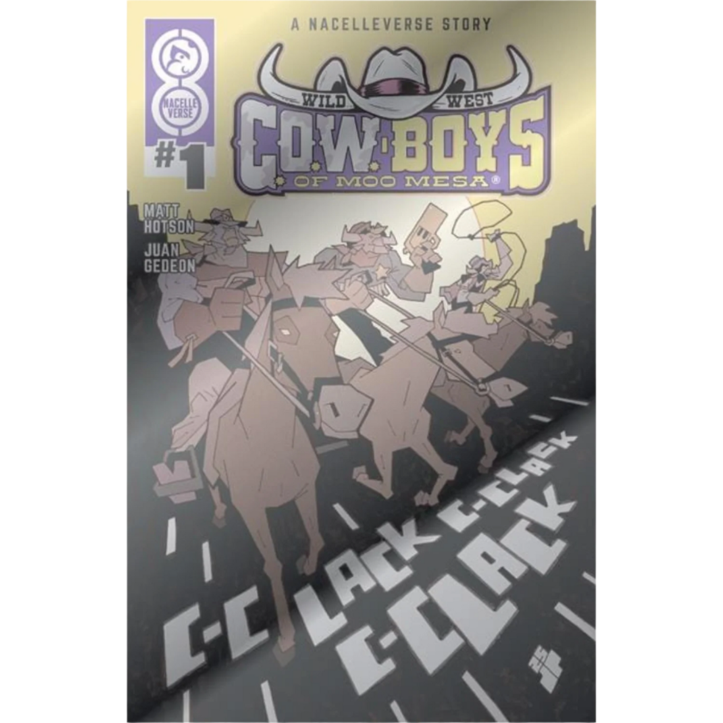 Wild West C.O.W.-Boys of Moo Mesa #1 - Cover F by Joe Palmer Foil Variant