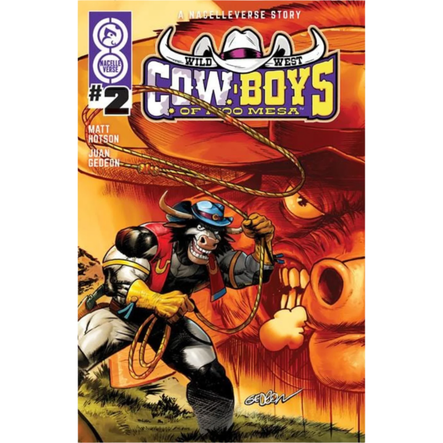 Wild West C.O.W.-Boys of Moo Mesa #2 - Cover A by Juan Gedeon