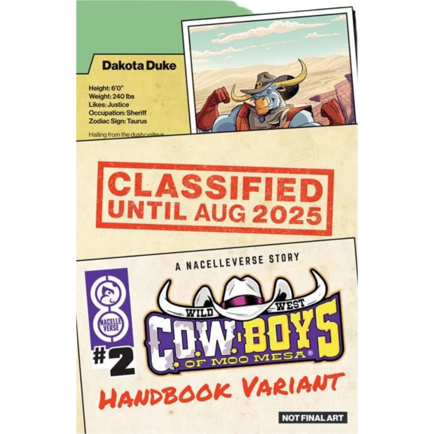 Wild West C.O.W.-Boys of Moo Mesa #2 - Cover C by Ajit Jothimumar Handbook Variant
