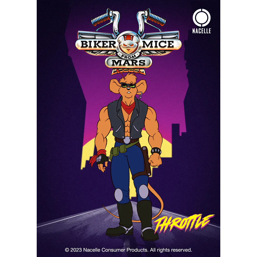 BIKER MICE FROM Mars - Sterzo (Throttle) con Moto EUR 12,50 - ES BIKER MICE FROM Mars - Sterzo (Throttle) con Moto EUR 12,50 - ES