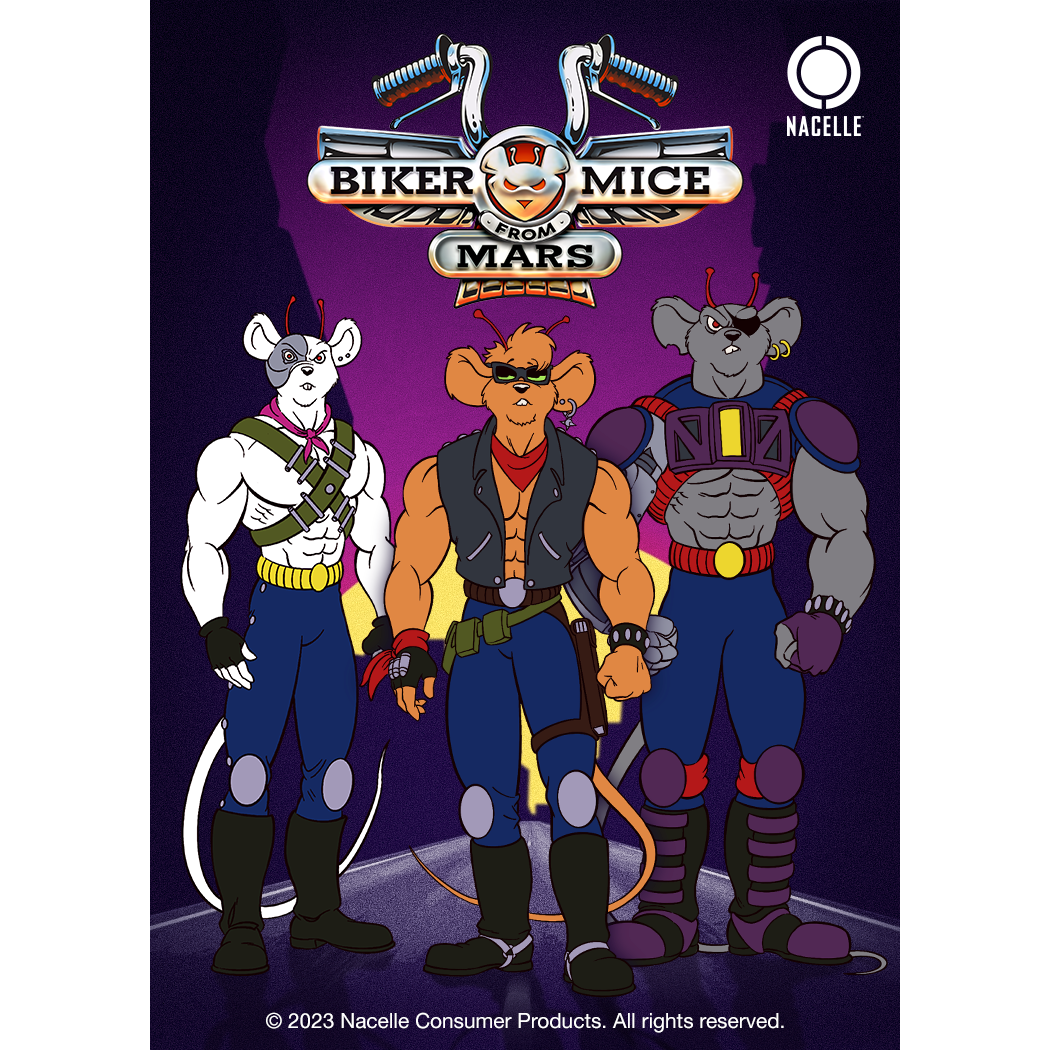 Imán del grupo Biker Mice