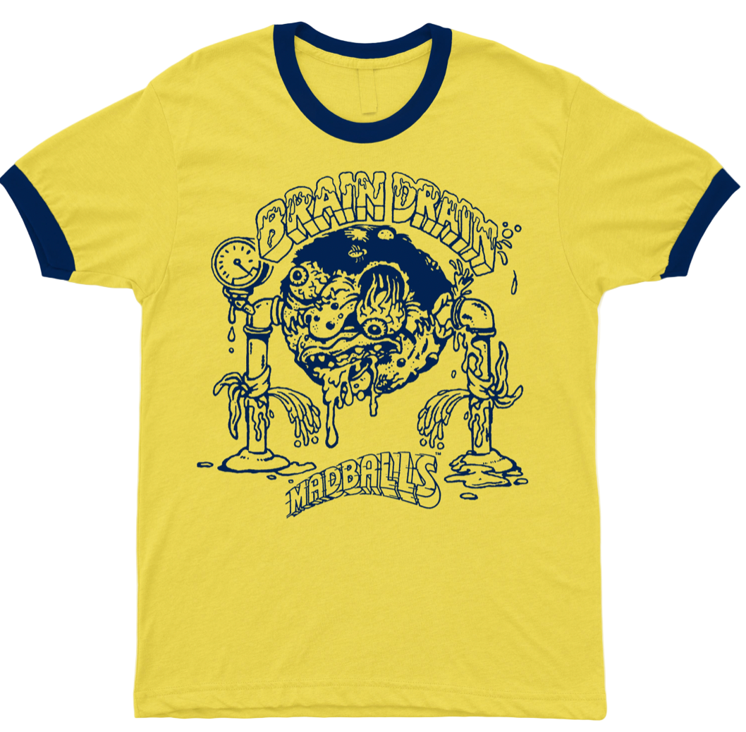 Madballs "Brain Drain" T-Shirt In Yellow