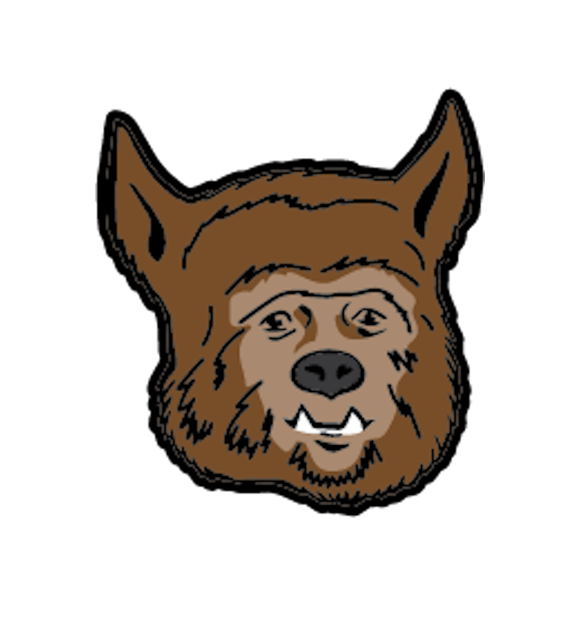 Monster Squad Bruce W. Wolf Pin