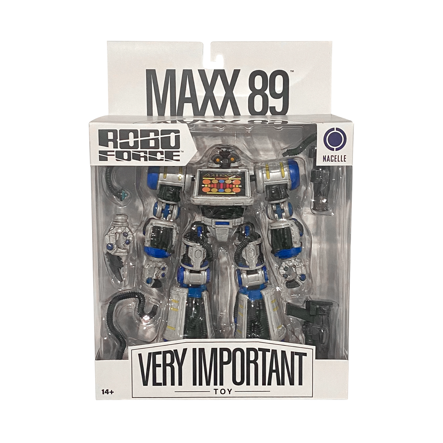 Maxx 89 collectible figure in production box