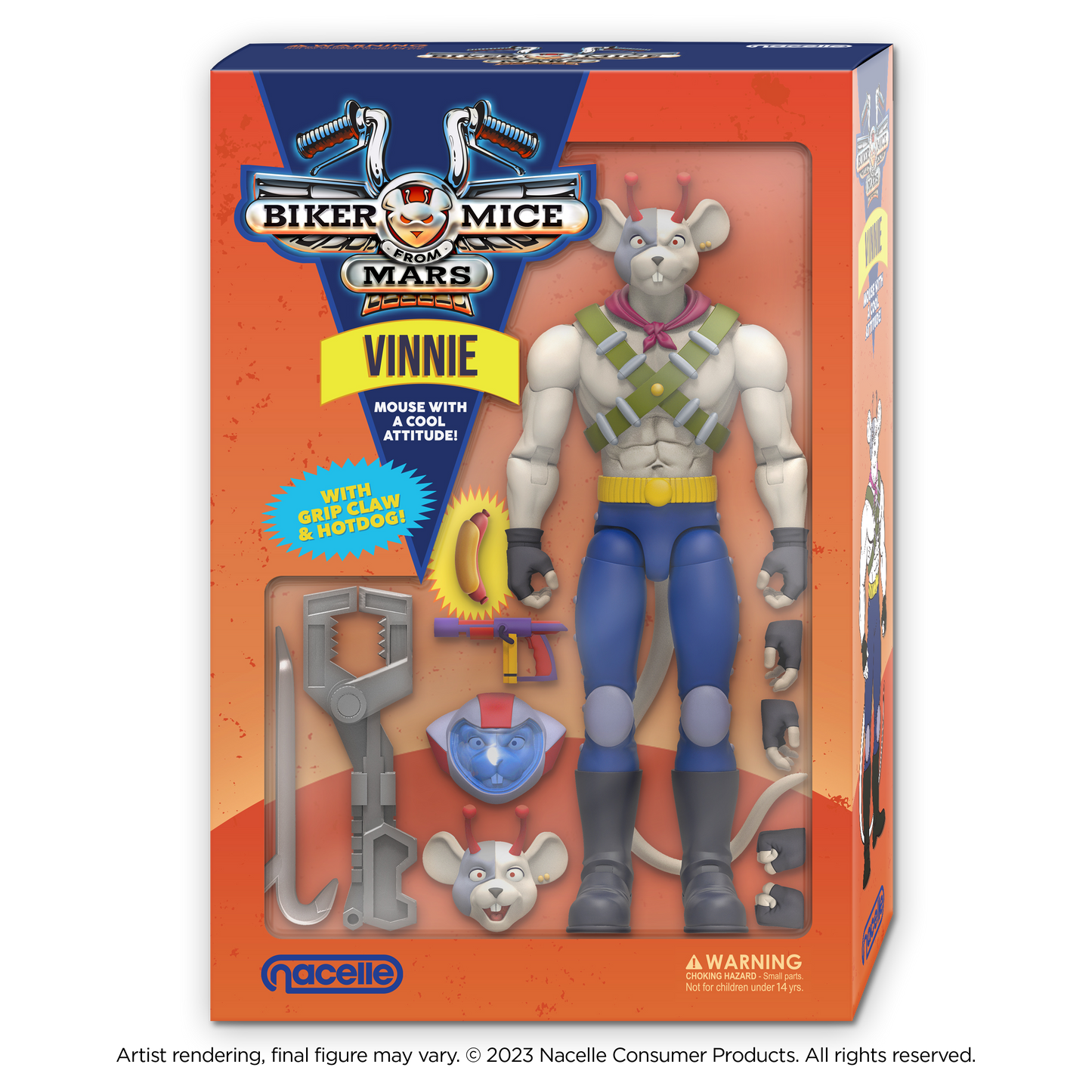 Biker Mice from Mars - Vinnie + Radical Rocket Sled Bundle