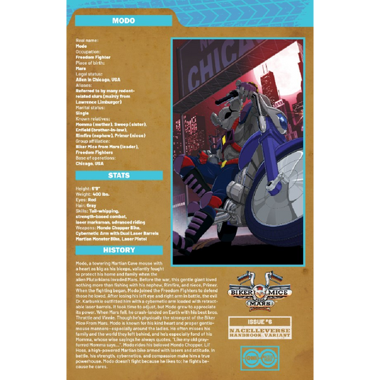 Biker Mice From Mars (2025) #6 Comic Book - Cover B by Edu Souza