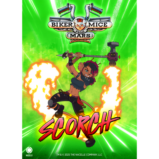 Biker Mice From Mars Magnet - Scorch