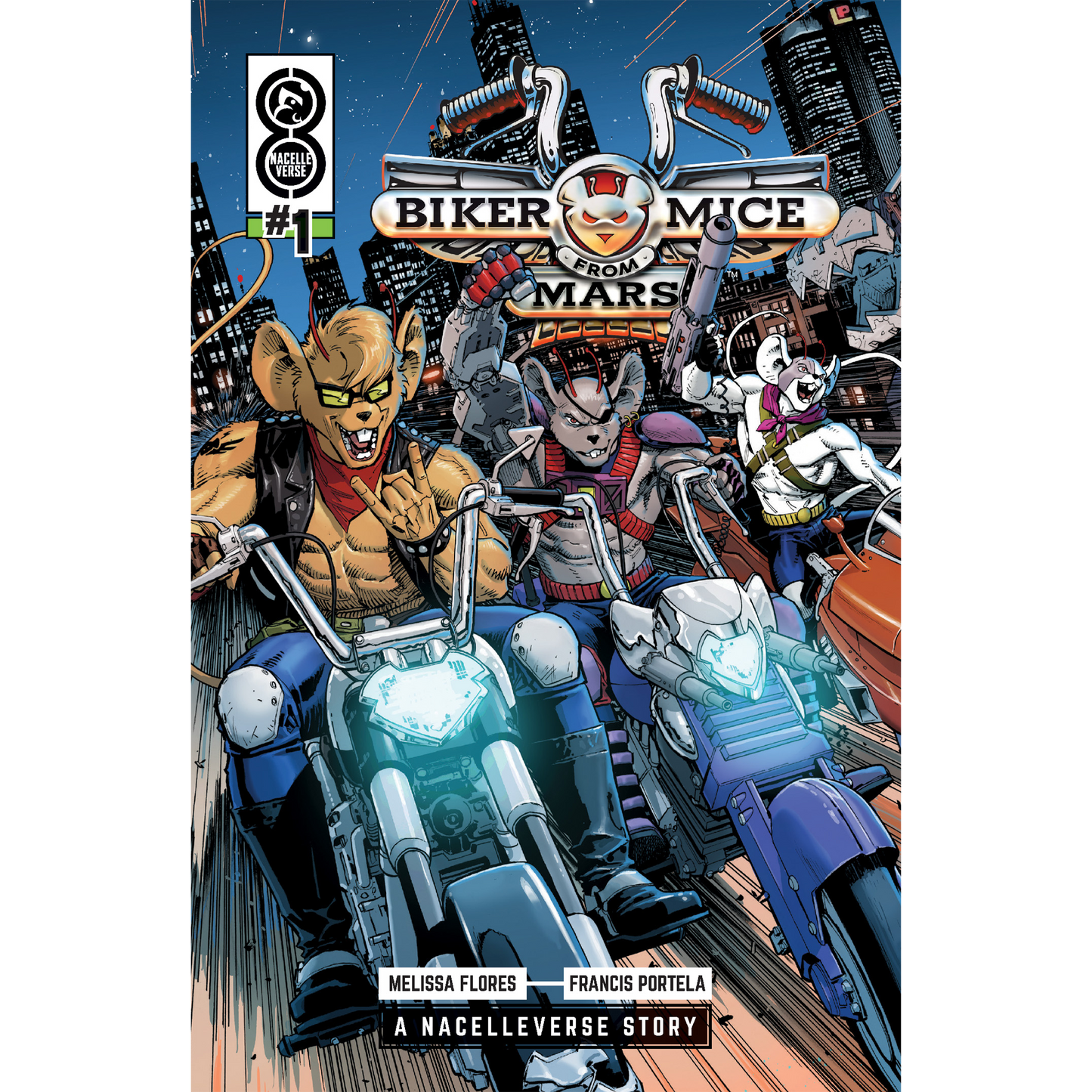 Biker Mice From Mars #1 Comic Book - Cover A by Dustin Weaver