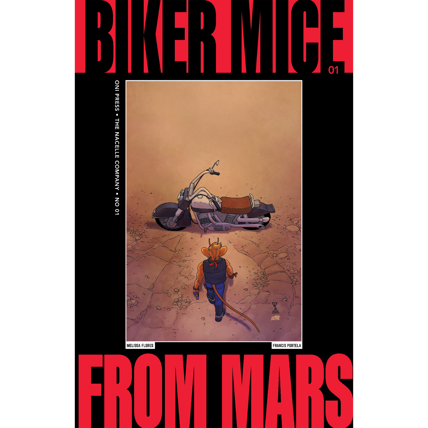 Biker Mice From Mars #1 Comic Book - Cover G Variant (1:50) by Francis Portela