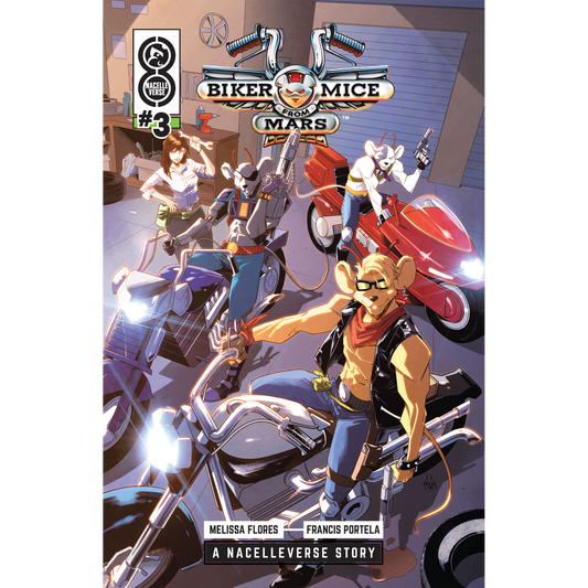 Biker Mice From Mars (2024) #3 Comic Book - Cover B by Marco Renna & Andrew Dalhouse
