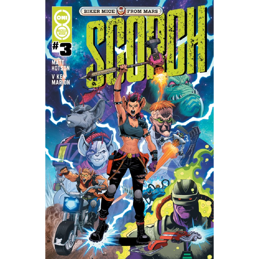 Biker Mice from Mars: Scorch #3 Cover B By Jordi Tarragona