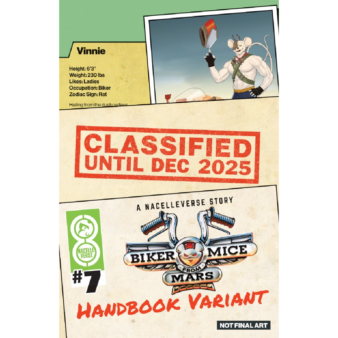 Biker Mice From Mars (2025) #7 Comic Book - Cover B by Adedotun Akande