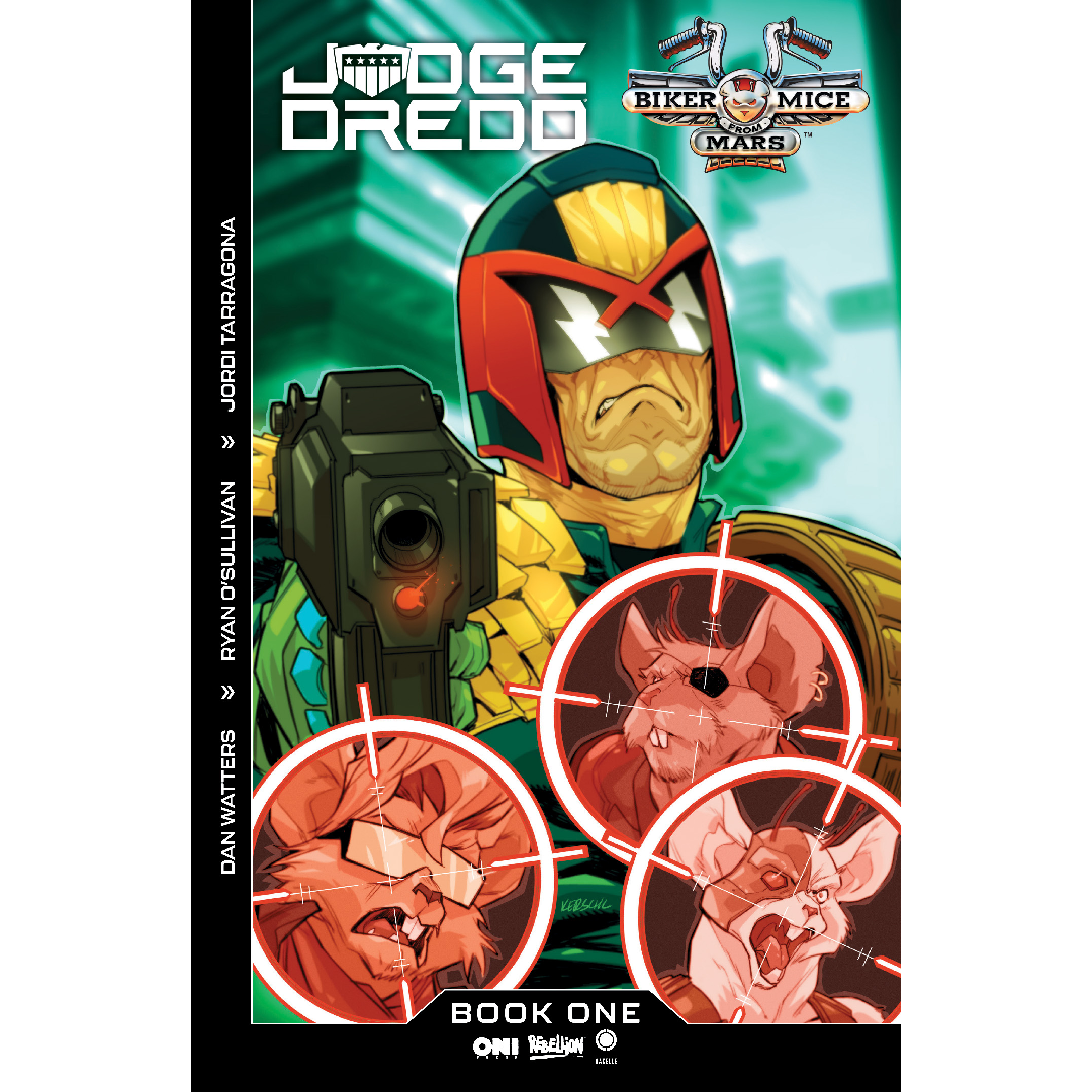 Judge Dredd/Biker Mice from Mars #1 Cover B by Karl Kerschl