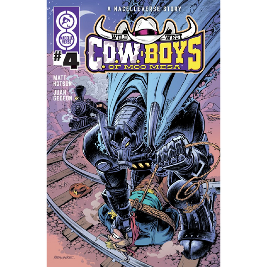 Vilda västern COW-Boys of Moo Mesa (2025) #4 Serietidning - Omslag B av Andrew Krahnke