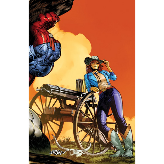 Vilda västern COW-Boys of Moo Mesa (2025) #4 Serietidning - Omslag D av Juan Gedeon