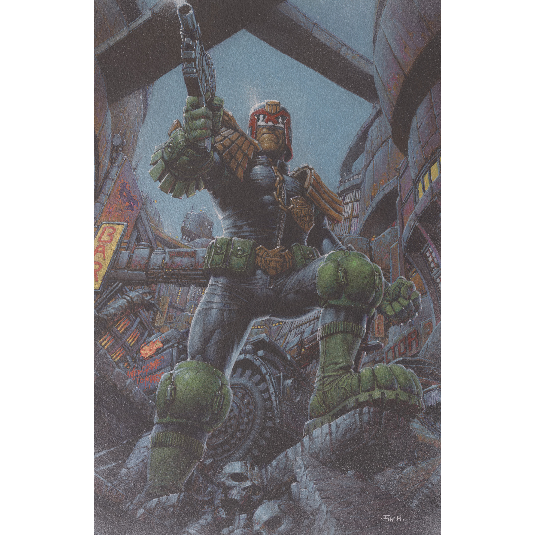 Judge Dredd/Biker Mice from Mars #1 Cover F Foil Variant by David Finch