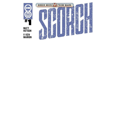 Biker Mice from Mars: Scorch #1 Cover D Blank Variant