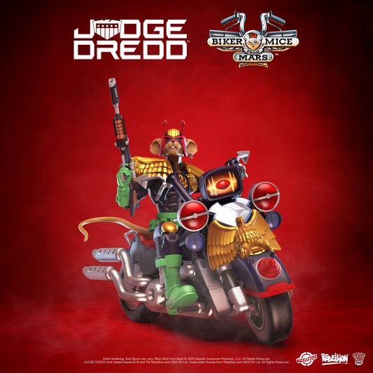 Judge Dredd x Biker Mice From Mars | Judge Throttle & Martian Lawmonster Bike Bundle