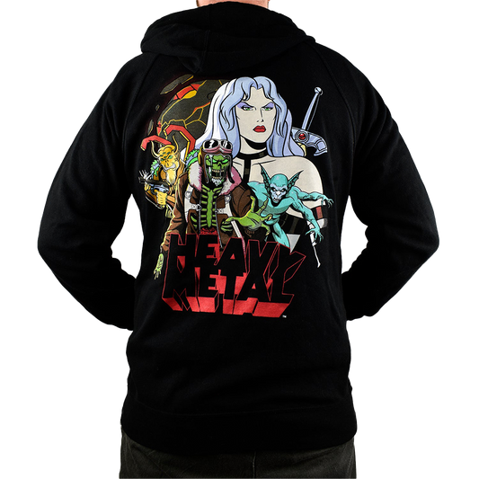 Heavy Metal 'Planet' Zip-Up Hooded Sweatshirt