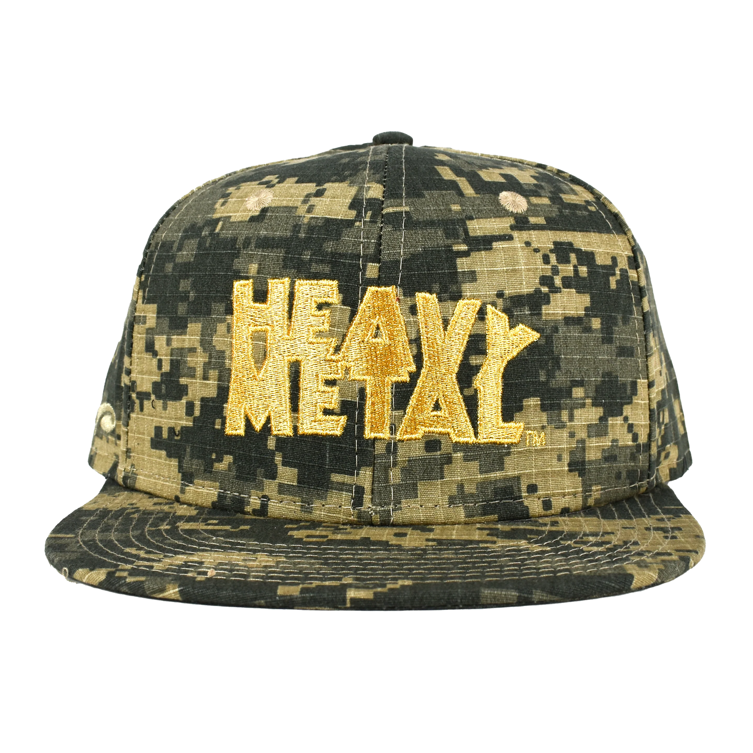 Heavy Metal Logo Camoflauge Snapback Hat – The Nacelle Company