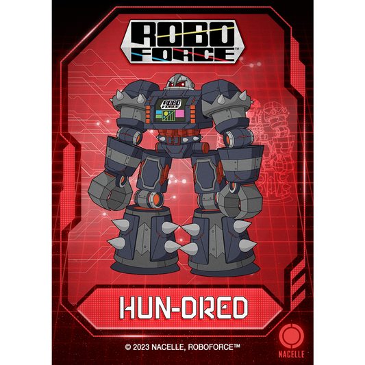 RoboForce - Hun-Dred animerad karaktärsmagnet
