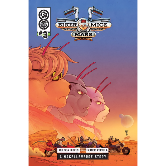 Biker Mice From Mars #3 Comic Book - Cover E by Francis Portella (1:20) Variant