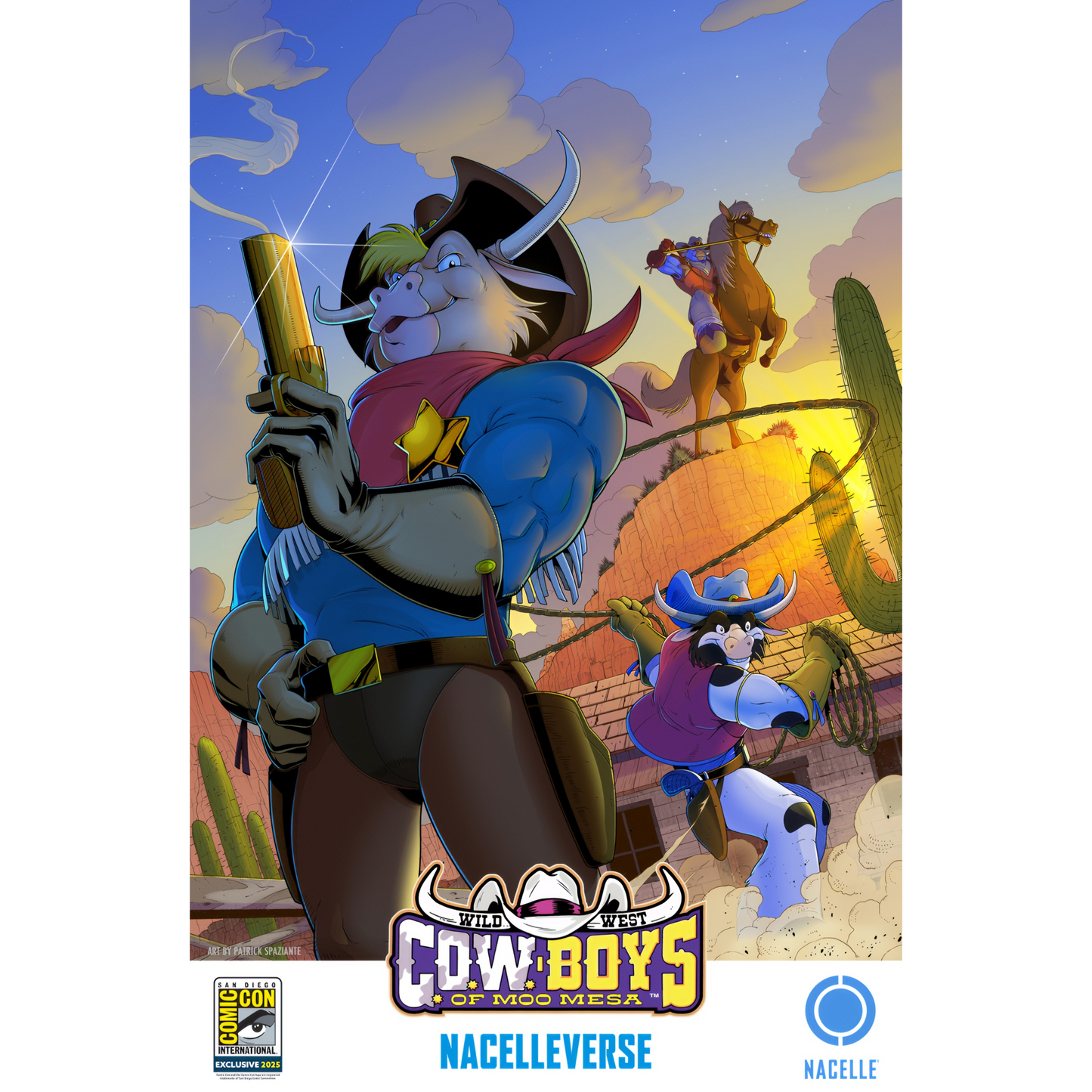 C.O.W.-Boys of Moo Mesa - SDCC Poster