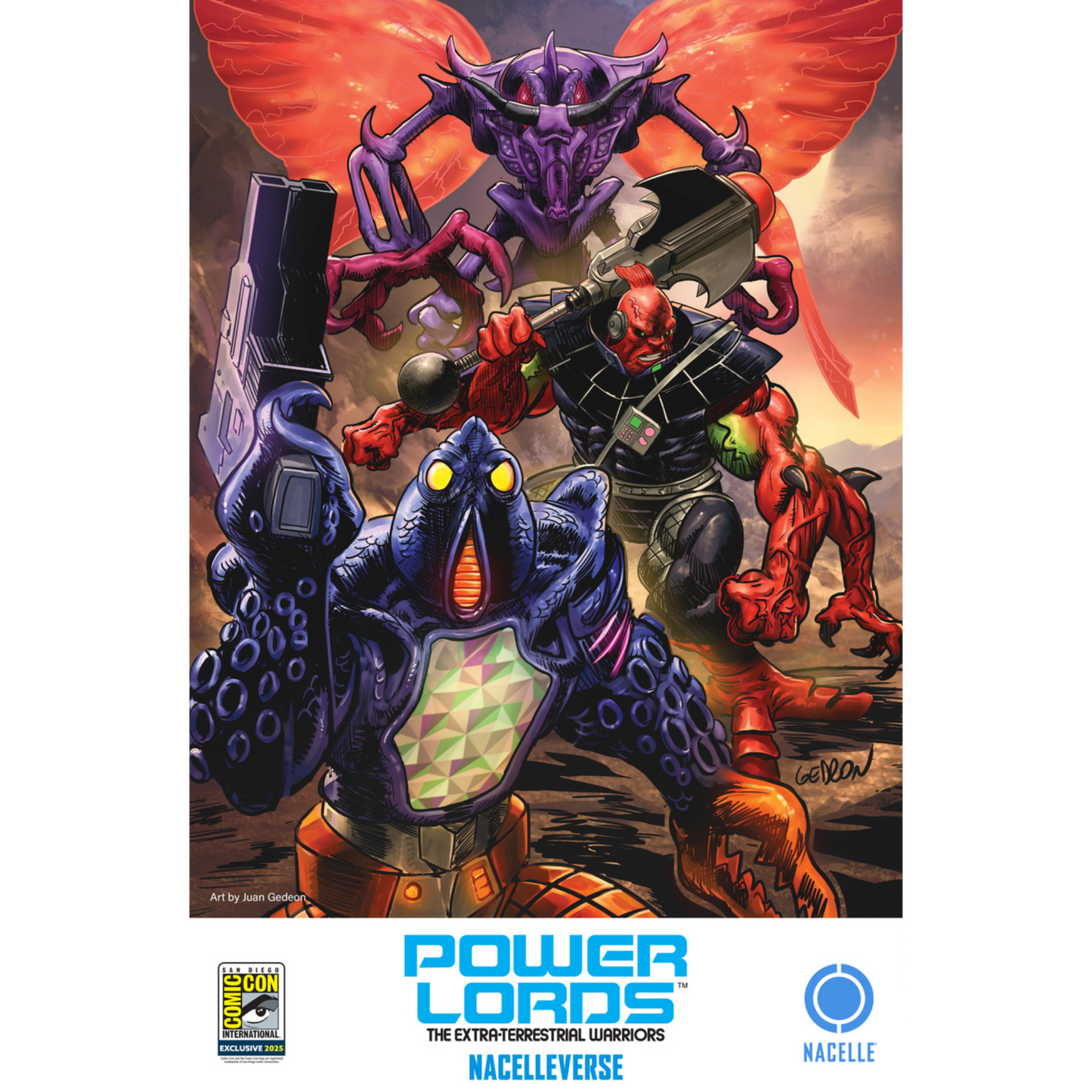 Power Lords - SDCC Poster