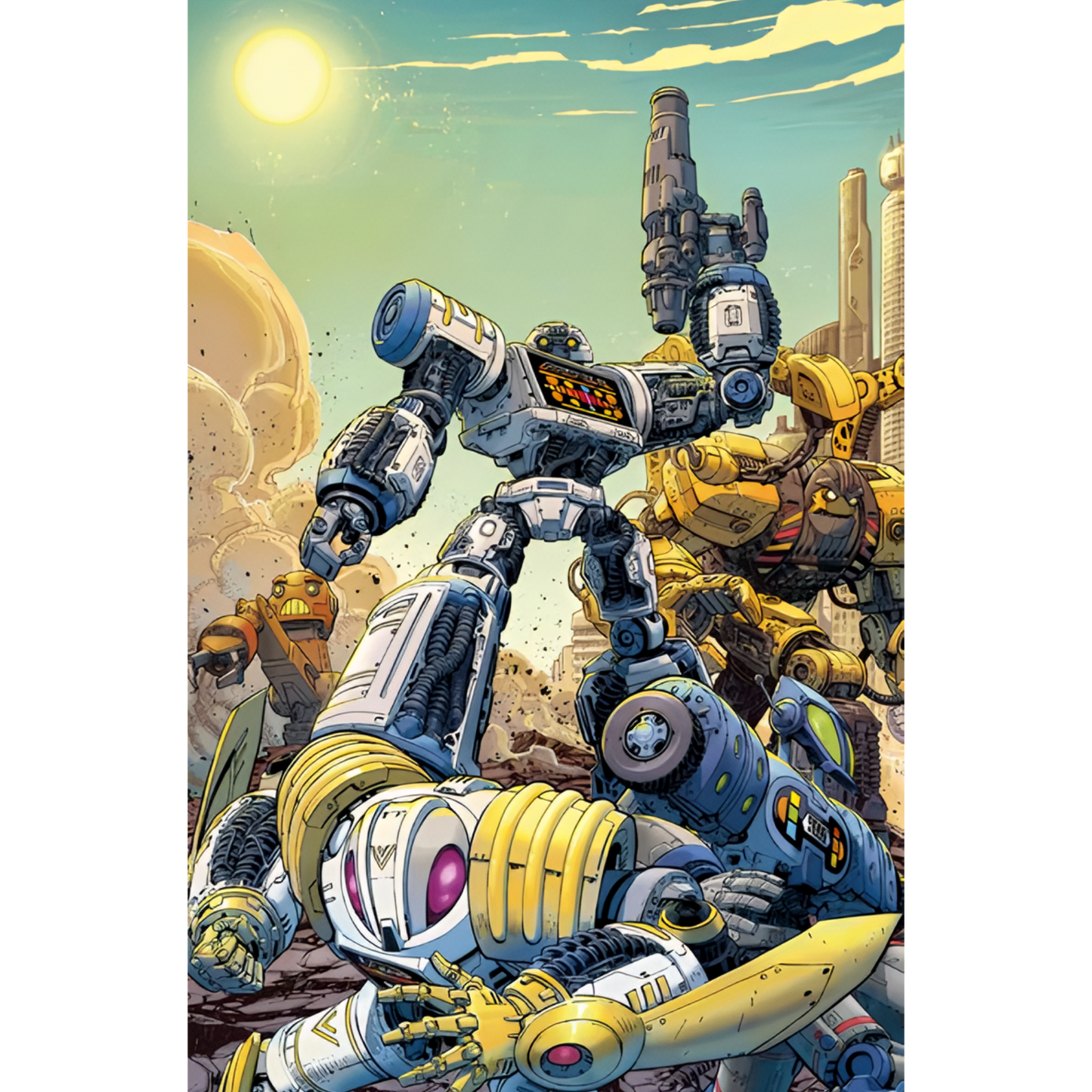 RoboForce #1 Comic Book - Cover E by Dustin Weaver (1:10) Full Art Variant