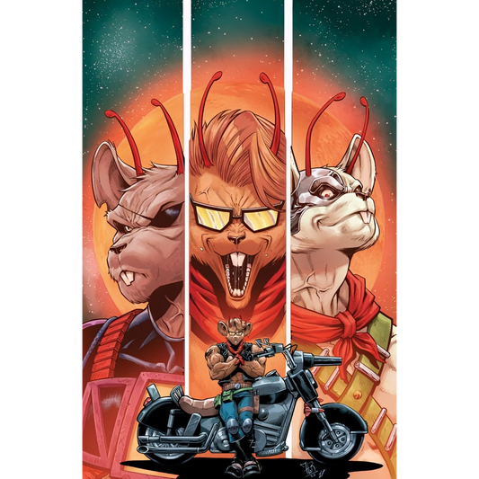 Biker Mice From Mars (2025) #6 Comic Book - Cover D by Jordi Taragona (1:20) Full Art Variant