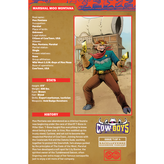 Wild West C.O.W.-Boys of Moo Mesa #1 - Cover D by Gavin Smith Handbook Variant