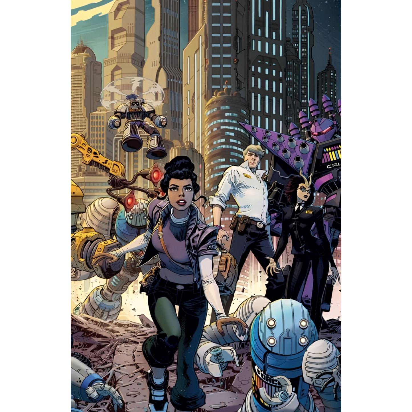 RoboForce #2 Comic Book - Cover D by Dustin Weaver (1:10) Full Art Variant