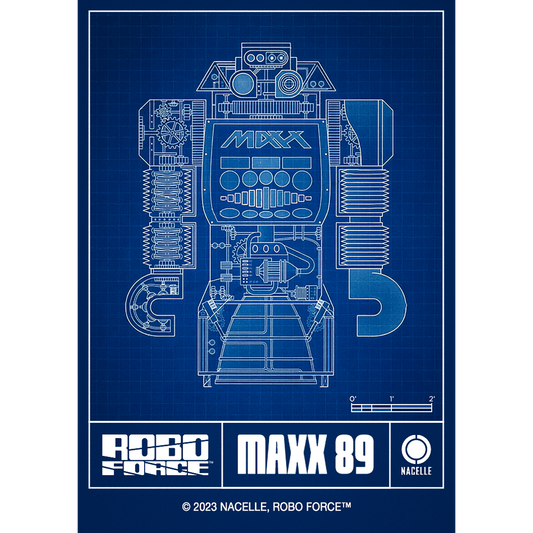 RoboForce - Maxx 89 Blueprint Magnet