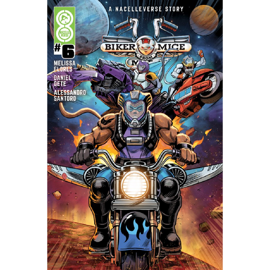 Biker Mice From Mars (2025) #6 Comic Book - Cover A by Patrick Spazianta Handbook Variant