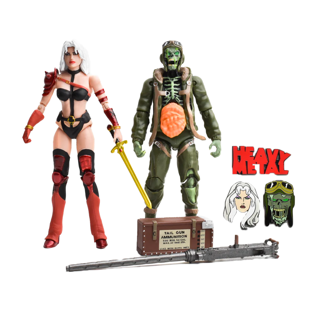 Heavy Metal : 300th Issue Commemorative FigBiz Action Figure Twin Pack