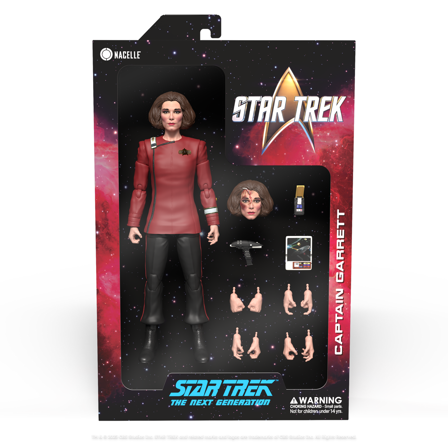 Captain Garrett Action Figure - Star Trek: The Next Generation - "Yesterday's Enterprise"