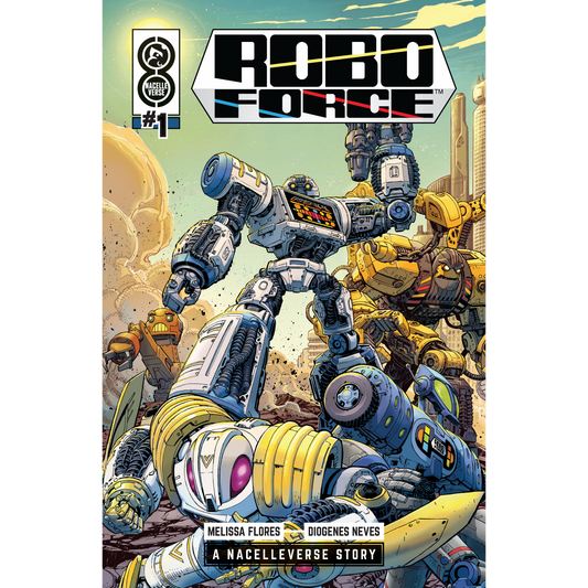RoboForce #1 Serietidning - Omslag A av Dustin Weaver