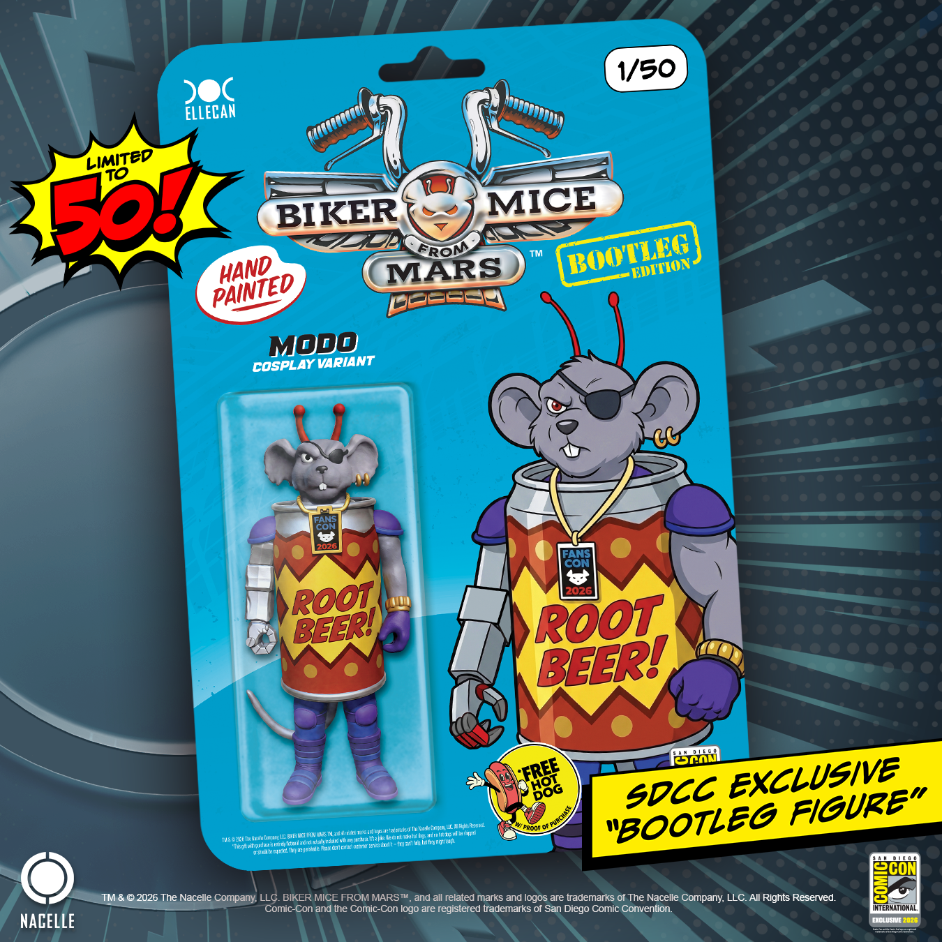 Biker Mice from Mars: Modo Bootleg Edition (Cosplay Variant) - Limited to 50 Units - $100 each